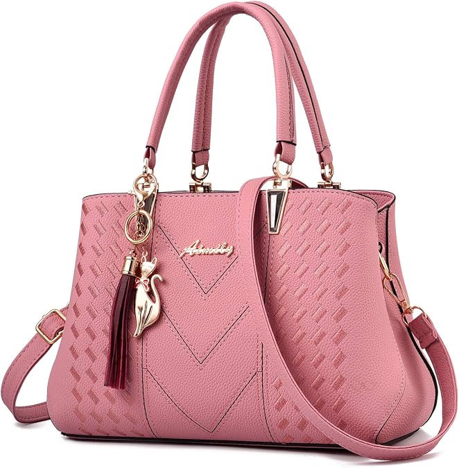 Textured Embossed Structured Evening Handbag